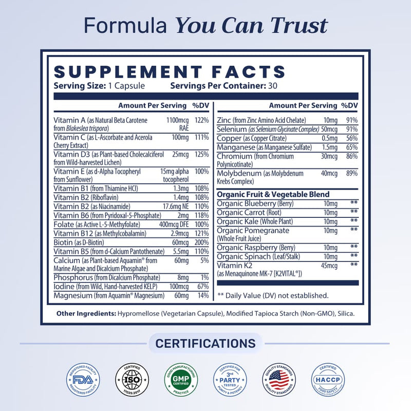 Daily Multivitamin - BioVitals